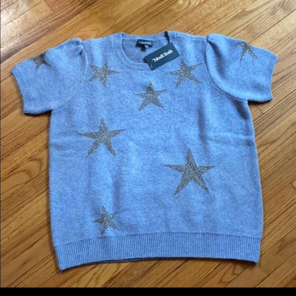 Blue Arden etoile pullover Modcloth 1x never worn - Picture 4 of 4